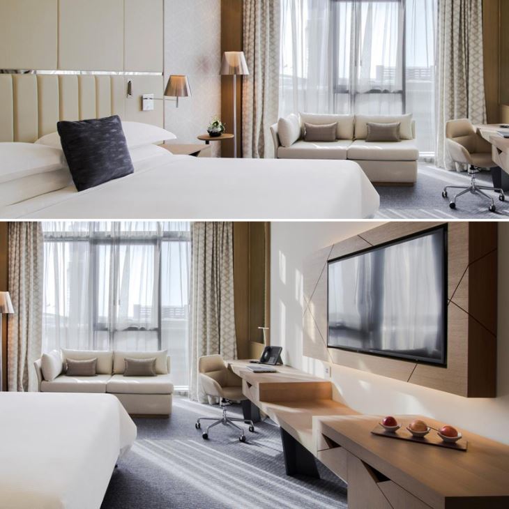 高品质五星级设计酒店卧室特大号卧室胶合板层压家具